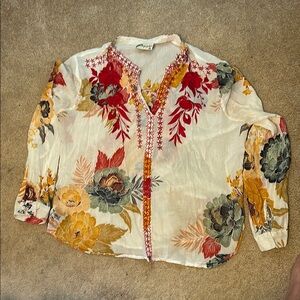 Floral Long Sleeve Blouse